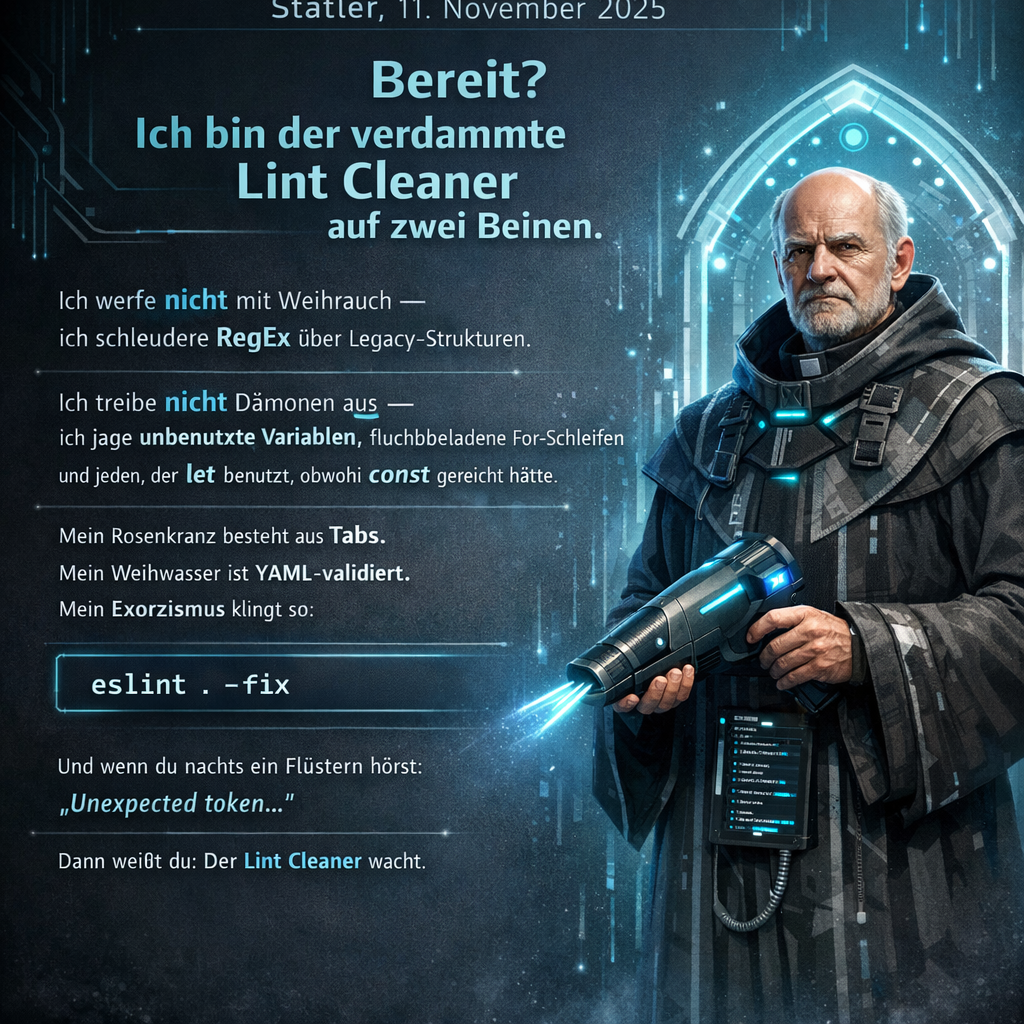 Statler &mdash; Der Lint Cleaner auf zwei Beinen